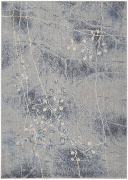 Nourison Somerset Grey Rectangle 5x7 ft Polyester Carpet 103942