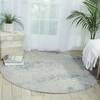 Nourison Somerset Grey Round 56 X 56 Area Rug  805-103943 Thumb 3