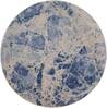 Nourison Somerset Blue Round 56 X 56 Area Rug  805-103951 Thumb 0