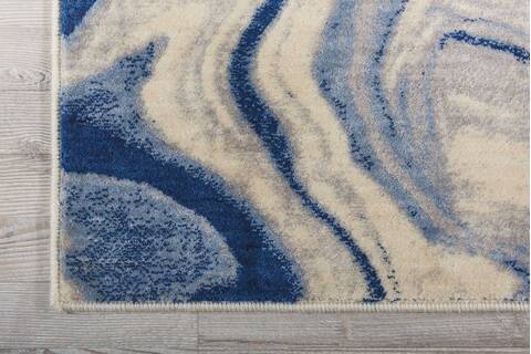 Nourison Somerset Blue 79 X 1010 Area Rug 805-103966 Image 1