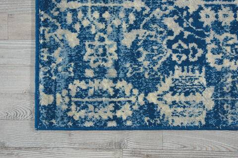 Nourison Somerset Blue Runner 23 X 80 Area Rug 805-103976 Image 1