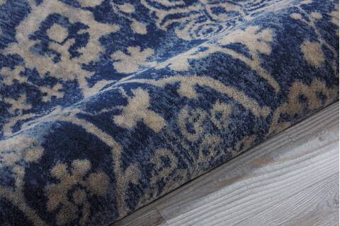 Nourison Somerset Blue Round 56 X 56 Area Rug 805-103979 Image 2