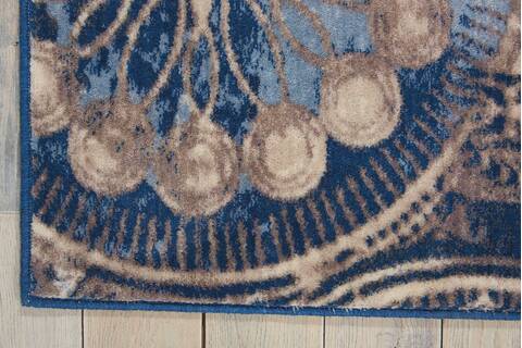Nourison Somerset Blue 53 X 75 Area Rug 805-103992 Image 1