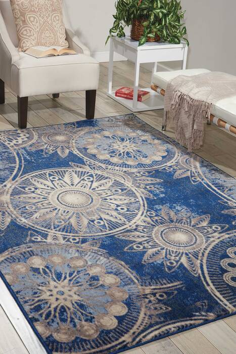 Nourison Somerset Blue 53 X 75 Area Rug 805-103992 Image 3