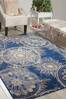 Nourison Somerset Blue Round 56 X 56 Area Rug  805-103993 Thumb 3
