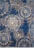 Nourison Somerset Blue Round 56 X 56 Area Rug  805-103993 Thumb 0