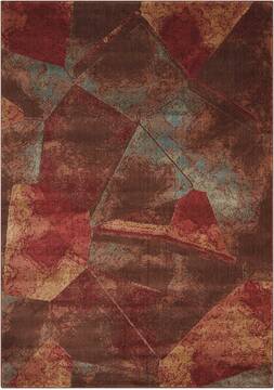 Nourison Somerset Multicolor Rectangle 2x3 ft Polyester Carpet 103995