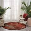Nourison Somerset Multicolor Round 56 X 56 Area Rug  805-104000 Thumb 3
