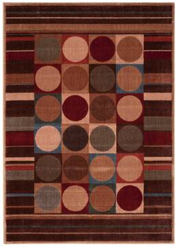 Nourison Somerset Multicolor Rectangle 5x7 ft Polyester Carpet 104006