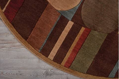 Nourison Somerset Multicolor Round 56 X 56 Area Rug 805-104007 Image 1