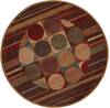 Nourison Somerset Multicolor Round 56 X 56 Area Rug  805-104007 Thumb 0