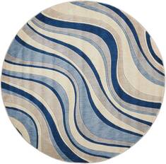 Nourison Somerset Beige Round 5'6" X 5'6" Area Rug  805-104014
