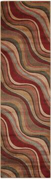 Nourison Somerset Multicolor Runner 6 ft and Smaller Polyester Carpet 104018