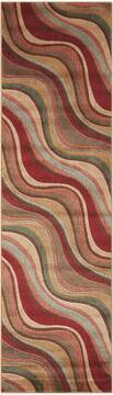 Nourison Somerset Multicolor Runner 6 to 9 ft Polyester Carpet 104019