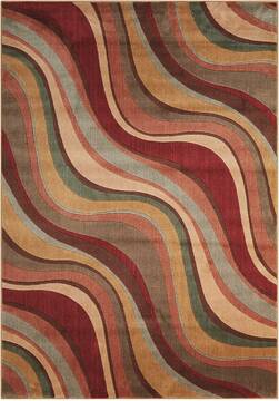 Nourison Somerset Multicolor Rectangle 4x6 ft Polyester Carpet 104020