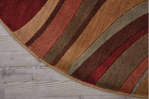 Nourison Somerset Multicolor Round 56 X 56 Area Rug 805-104022 Image 1
