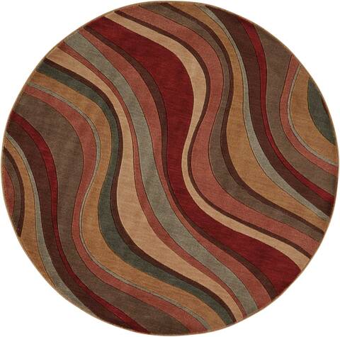 Nourison Somerset Multicolor Round 56 X 56 Area Rug 805-104022 Image 0
