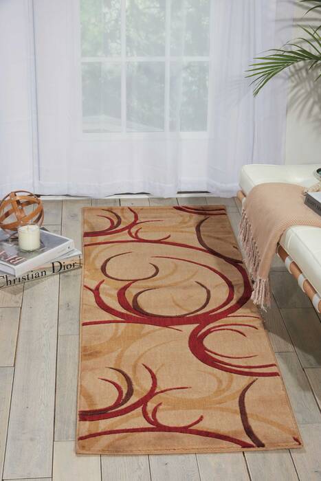 Nourison Somerset Beige Runner 20 X 59 Area Rug 805-104026 Image 3