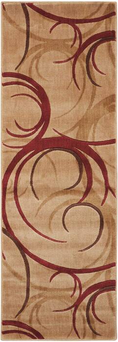 Nourison Somerset Beige Runner 20 X 59 Area Rug 805-104026 Image 0