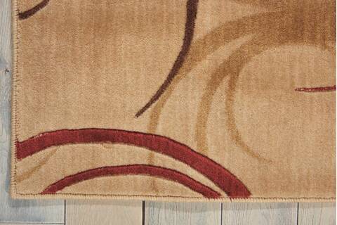 Nourison Somerset Beige 79 X 1010 Area Rug 805-104031 Image 1