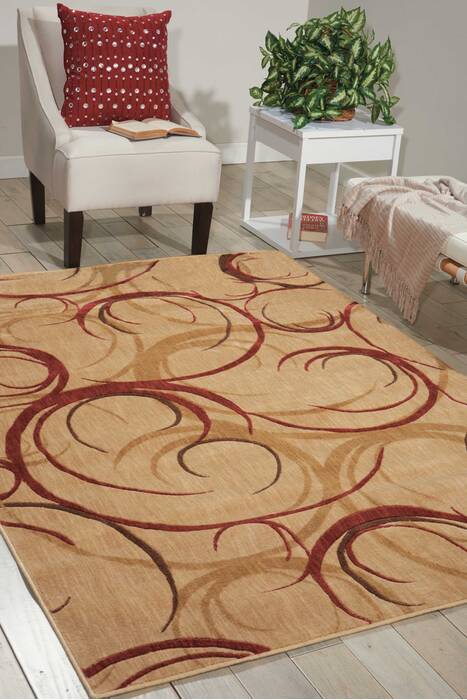 Nourison Somerset Beige 96 X 130 Area Rug 805-104032 Image 3