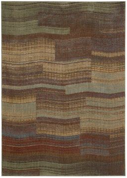 Nourison SOMERSET Blue Rectangle 2x3 ft poly acrylic Carpet 104061