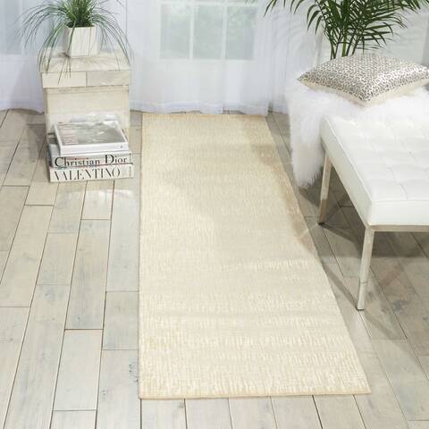 Nourison Starlight Beige Runner 23 X 80 Area Rug 805-104101 Image 3