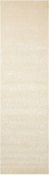 Nourison Starlight Beige Runner 6 to 9 ft Lucxelle Carpet 104101