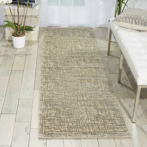 Nourison Starlight Grey Runner 23 X 80 Area Rug 805-104126 Image 3