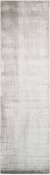 Nourison Starlight Grey Runner 6 to 9 ft Lucxelle Carpet 104146