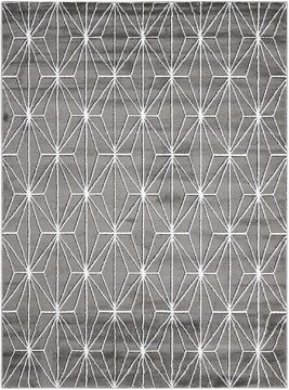 Nourison STUDIO Grey Rectangle 3x5 ft polypropylene Carpet 104181