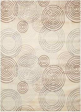 Nourison STUDIO Beige Rectangle 8x10 ft polypropylene Carpet 104195