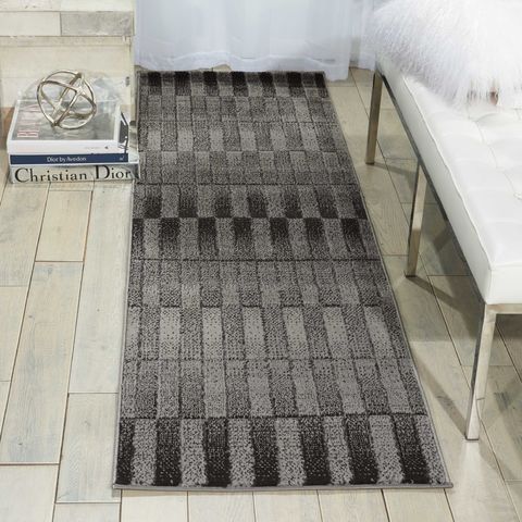 Nourison STUDIO Grey Runner 22 X 73 Area Rug 99446302625 805-104210 Image 1