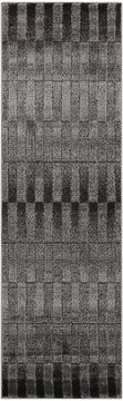 Nourison STUDIO Grey Runner 6 to 9 ft polypropylene Carpet 104210