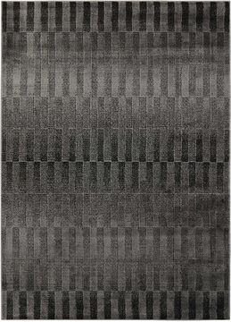 Nourison STUDIO Grey Rectangle 5x7 ft polypropylene Carpet 104212