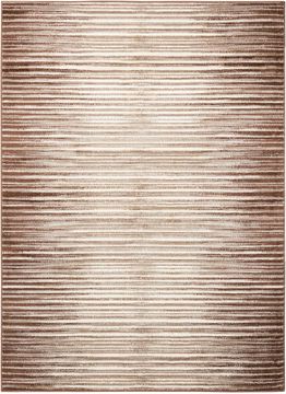 Nourison STUDIO Brown Rectangle 8x10 ft polypropylene Carpet 104226
