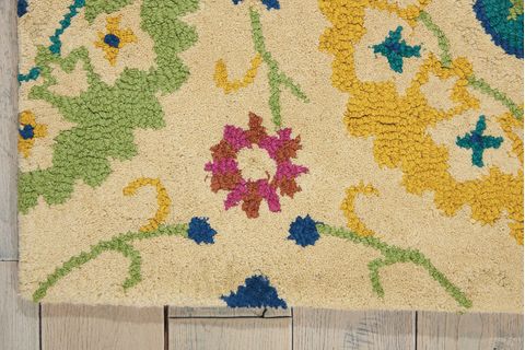 Nourison SUZANI Beige 53 X 75 Area Rug 99446139573 805-104229 Image 3