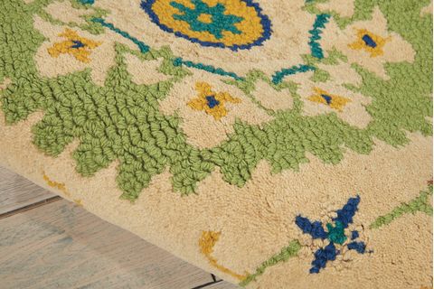 Nourison SUZANI Beige 53 X 75 Area Rug 99446139573 805-104229 Image 5