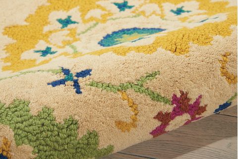 Nourison SUZANI Beige 53 X 75 Area Rug 99446139573 805-104229 Image 6