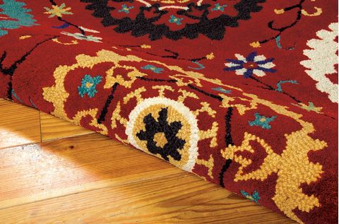Nourison SUZANI Red 53 X 75 Area Rug 99446139627 805-104234 Image 5