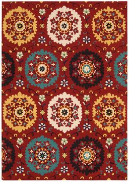 Nourison SUZANI Red 5'3" X 7'5" Area Rug 99446139627 805-104234