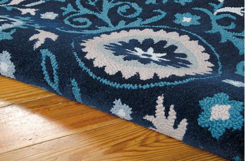 Nourison SUZANI Blue 53 X 75 Area Rug 99446139962 805-104259 Image 6
