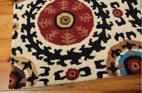 Nourison SUZANI Beige 80 X 106 Area Rug 99446140081 805-104265 Image 4