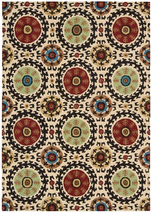 Nourison SUZANI Beige 80 X 106 Area Rug 99446140081 805-104265 Image 0
