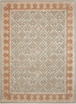 Nourison SYMPHONY Green Rectangle 8x10 ft lucxelle Carpet 104269