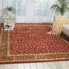 Nourison Symphony Red 76 X 96 Area Rug  805-104305 Thumb 3