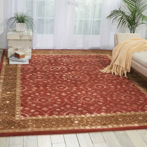 Nourison Symphony Red 80 X 110 Area Rug 805-104306 Image 3