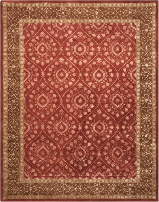 Nourison Symphony Red 80 X 110 Area Rug 805-104306 Image 0