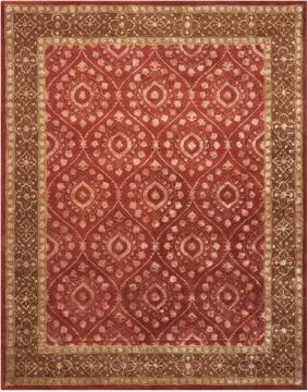 Nourison Symphony Red Rectangle 8x11 ft Lucxelle Carpet 104306