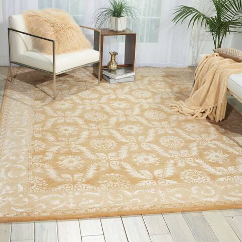 Nourison Symphony Yellow 96 X 130 Area Rug 805-104319 Image 3
